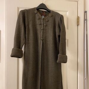 Baby alpaca sweater coat